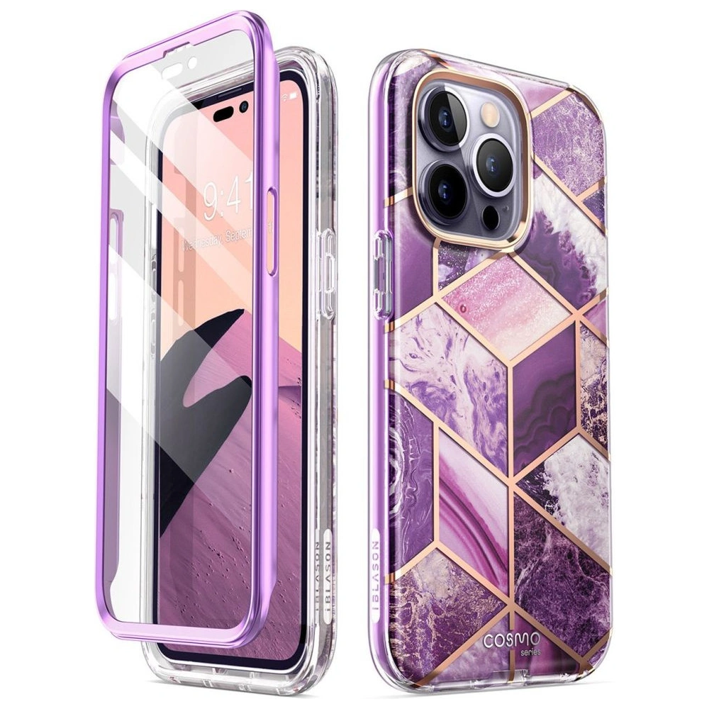 Etui Supcase Cosmo Apple iPhone 14 Pro Max Marble Purple