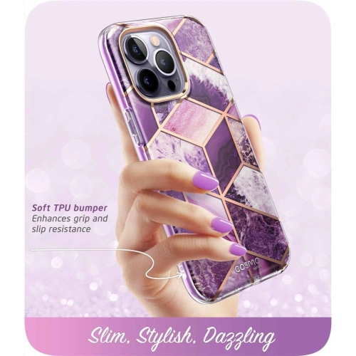 Kup Case Supcase Cosmo Apple iPhone 14 Pro Max Marmor Lila - SPC316 - {ean13} - Sklep Home Screen