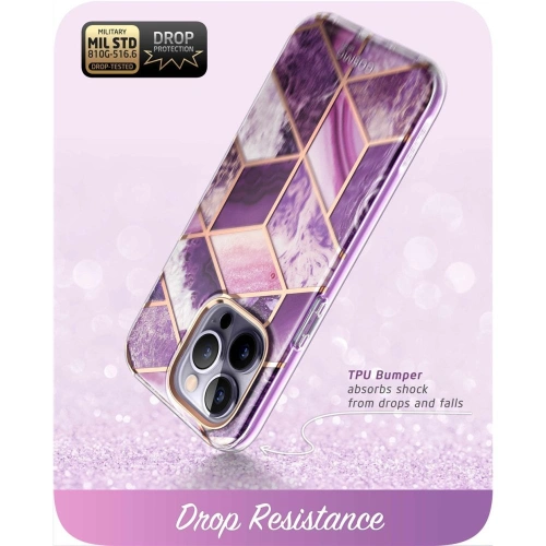 Kup Case Supcase Cosmo Apple iPhone 14 Pro Max Marmor Lila - SPC316 - {ean13} - Sklep Home Screen