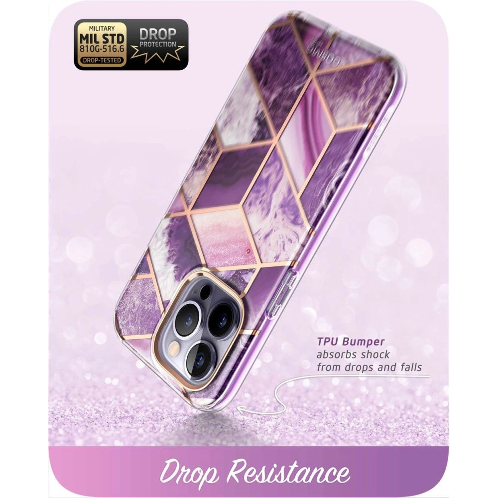 Etui Supcase Cosmo Apple iPhone 14 Pro Max Marble Purple