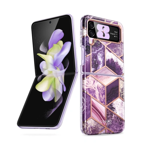 Kup Etui Supcase Cosmo Samsung Galaxy Z Flip 4 Mramorová fialová - SPC318 - {ean13} - Sklep Home Screen