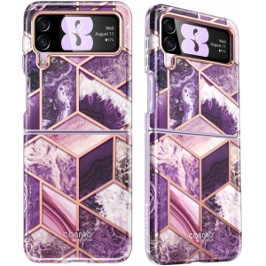 Kup Etui Supcase Cosmo Samsung Galaxy Z Flip 4 Marble Purple - SPC318 - {ean13} - Sklep Home Screen