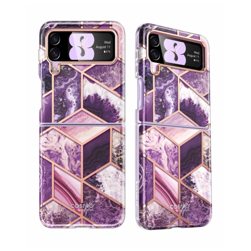 Kup Case Supcase Cosmo Samsung Galaxy Z Flip 4 Marmor Lila - SPC318 - {ean13} - Sklep Home Screen
