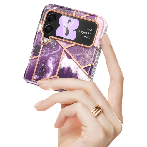 Kup Case Supcase Cosmo Samsung Galaxy Z Flip 4 Marmor Lila - SPC318 - {ean13} - Sklep Home Screen