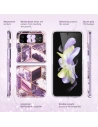 Kup Etui Supcase Cosmo Samsung Galaxy Z Flip 4 Mramorová fialová - SPC318 - {ean13} - Sklep Home Screen