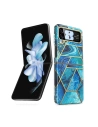 Etui Supcase Cosmo Samsung Galaxy Z Flip 4 Mramorová modrá