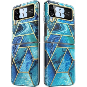 Kup Etui Supcase Cosmo Samsung Galaxy Z Flip 4 Márvány Kék - SPC319 - {ean13} - Sklep Home Screen