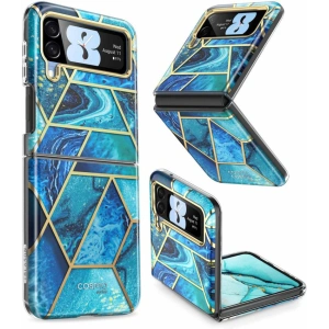 Kup Etui Supcase Cosmo Samsung Galaxy Z Flip 4 Márvány Kék - SPC319 - {ean13} - Sklep Home Screen