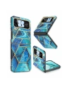 Kup Etui Supcase Cosmo Samsung Galaxy Z Flip 4 Mramorová modrá - SPC319 - {ean13} - Sklep Home Screen