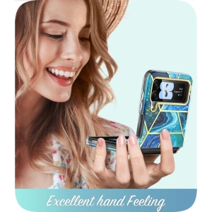 Kup Etui Supcase Cosmo Samsung Galaxy Z Flip 4 Marble Blue - SPC319 - {ean13} - Sklep Home Screen