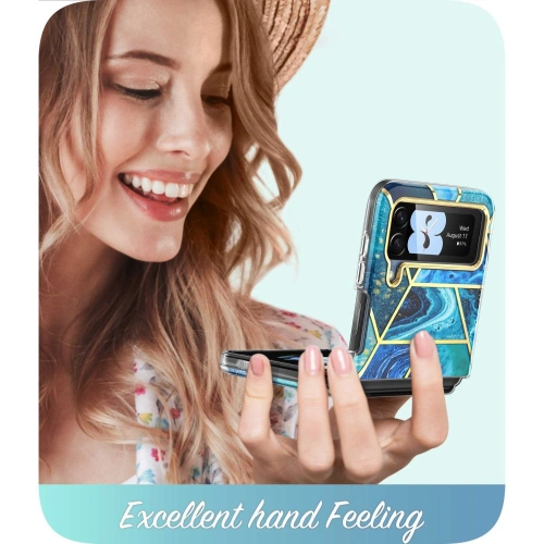 Kup Case Supcase Cosmo Samsung Galaxy Z Flip 4 Marmor Blau - SPC319 - {ean13} - Sklep Home Screen
