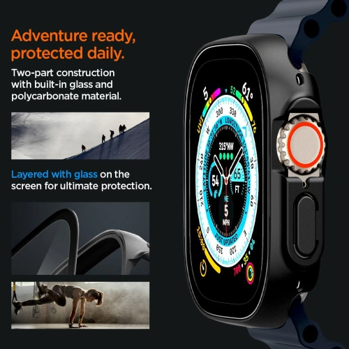 Kup Etui Spigen Thin Fit 360 Apple Watch Ultra 49mm Black - SPN2565 - {ean13} - Sklep Home Screen