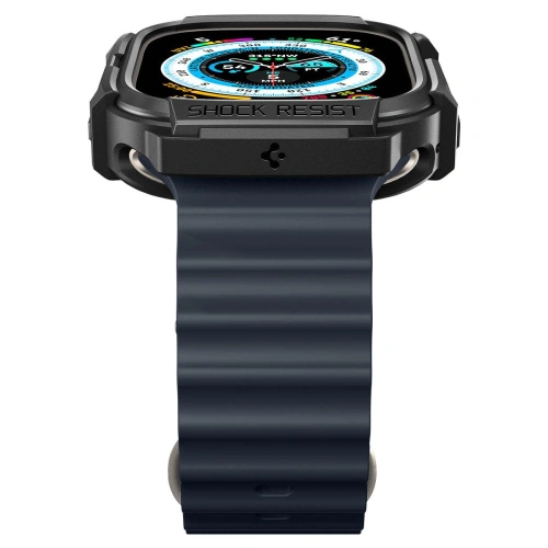 Kup Case Spigen Rugged Armor Apple Watch Ultra 49mm Matt Schwarz - SPN2566 - {ean13} - Sklep Home Screen