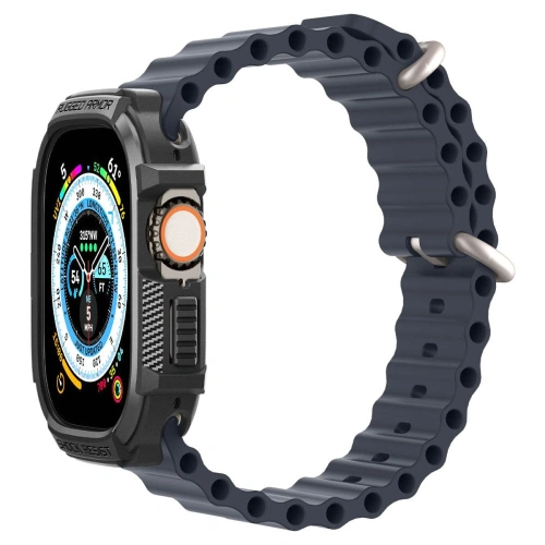 Kup Etui Spigen Rugged Armor Apple Watch Ultra 49mm Matná Černá - SPN2566 - {ean13} - Sklep Home Screen