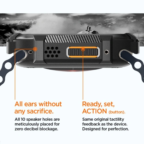 Kup Etui Spigen Rugged Armor Apple Watch Ultra 49mm Matná Černá - SPN2566 - {ean13} - Sklep Home Screen