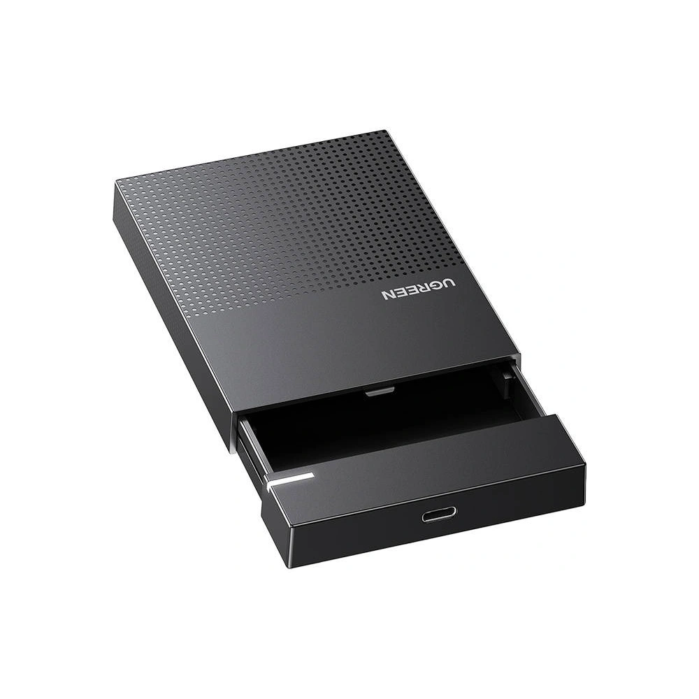 Obudowa zewnętrzna dysku HDD 2,5 UGREEN CM471 SATA, USB-C (czarna)