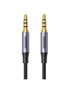 Audio kábel UGREEN AV183 mini jack 3.5mm 1m (fekete)