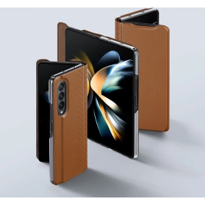 Kup Etui Dux Ducis Bril Samsung Galaxy Z Fold 4 brązowy - DDS1314 - {ean13} - Sklep Home Screen