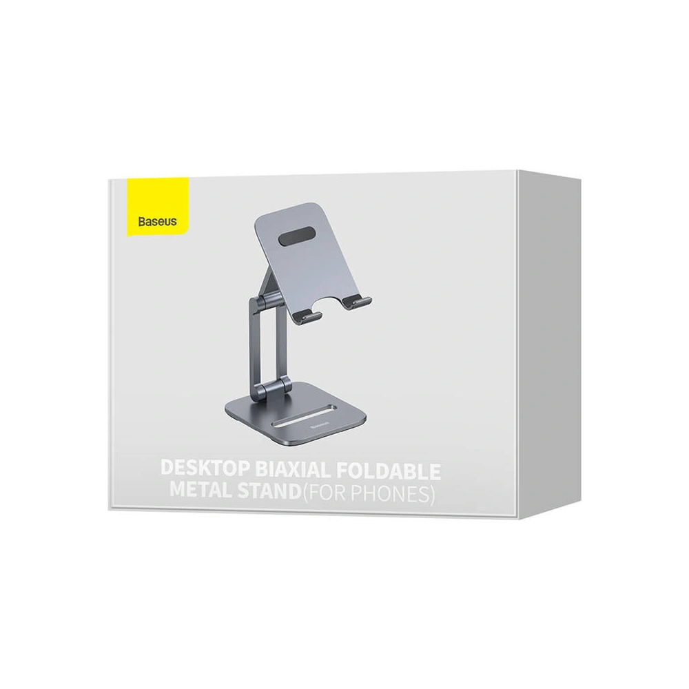 Uchwyt biurkowy Baseus Biaxial na telefon (szara)