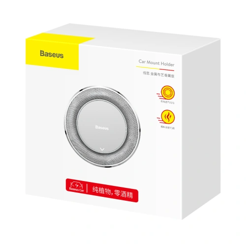 Buy Baseus Metal Car Air Freshener Dashboard (silver) - BSU3662 - {ean13} - Home Screen Store Europe