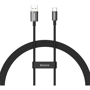 Kabel Baseus Superior Series USB/USB-C 65W 1m (czarny)
