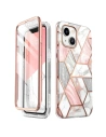 Case Supcase Cosmo Apple iPhone 14/13 Marmor Rosa