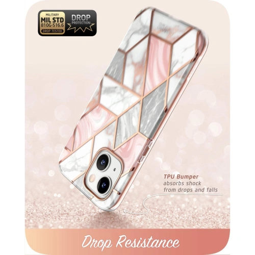 Kup Etui Supcase Cosmo Apple iPhone 14/13 Mramorová růžová - SPC325 - {ean13} - Sklep Home Screen
