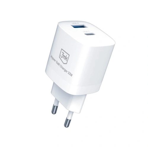 Kup Încărcătorul de rețea 3MK Hyper GaN Charger 33W Power Delivery USB + USB-C - 3MK4183 - {ean13} - Sklep Home Screen