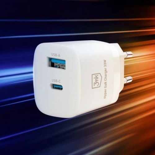 Kup Încărcătorul de rețea 3MK Hyper GaN Charger 33W Power Delivery USB + USB-C - 3MK4183 - {ean13} - Sklep Home Screen