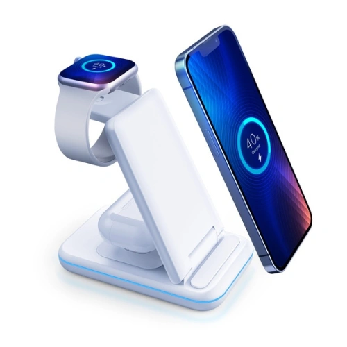 Kup Ładowarka bezprzewodowa 3w1 3MK Hyper Wireless Charger 15W smartfon/smartwatch/słuchawki - 3MK4184 - {ean13} - Sklep Home Screen