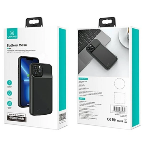 Kup Etui USAMS Power Case Apple iPhone 13 Pro Max 4500mAh černá/black US-CD176 - USA815 - {ean13} - Sklep Home Screen