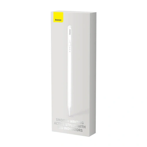 Buy LED capacitive stylus for phone/tablet Baseus Smooth Writing (white) - BSU3668 - {ean13} - Home Screen Store Europe