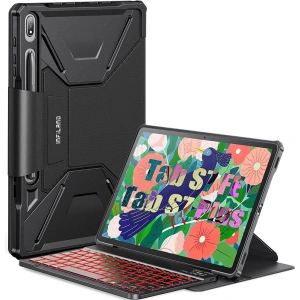 Kup Case Infiland Keyboard Stand Samsung Galaxy Tab S8+ Plus/S7+ Plus/S7 FE 12.4 Schwarz - INF26 - {ean13} - Sklep Home Screen