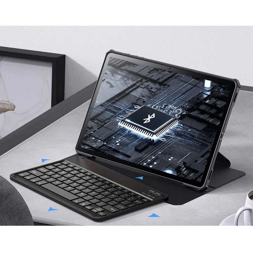 Buy Infiland Keyboard Stand Samsung Galaxy Tab S8+ Plus/S7+ Plus/S7 FE 12.4 Black - INF26 - {ean13} - Home Screen Store Europe