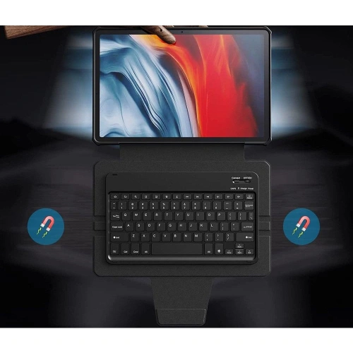 Kup Etui Infiland Keyboard Stand Samsung Galaxy Tab S8+ Plus/S7+ Plus/S7 FE 12.4 Černé - INF26 - {ean13} - Sklep Home Screen