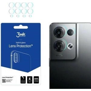 Kup Sticlă hibridă pentru obiectivul aparatului 3MK Lens Protect Oppo Reno 8 Pro [4 PACK] - 3MK4219 - {ean13} - Sklep Home Screen