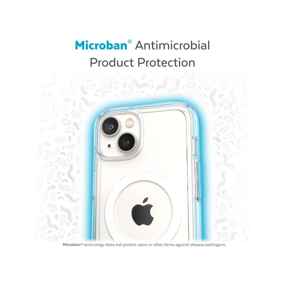 Etui Speck Gemshell + MagSafe MICROBAN Apple iPhone 14 Plus / 15 Plus (Clear)