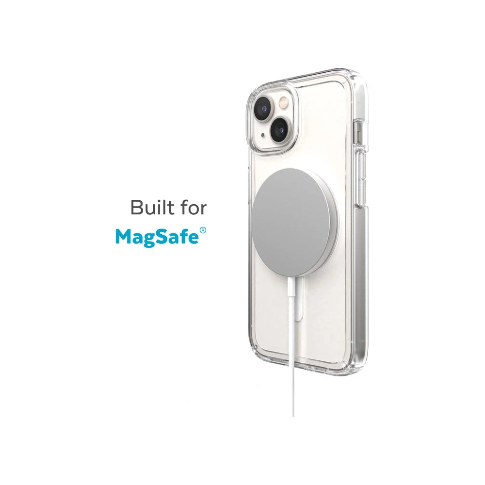 Etui Speck Gemshell + MagSafe MICROBAN Apple iPhone 14 Plus / 15 Plus (Clear)