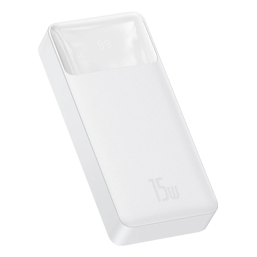 Kup Powerbank Baseus Bipow 20000mAh 15W Overseas Edition weiß + USB-A/microUSB 0.25m weiß - BSU3672 - {ean13} - Sklep Home Screen