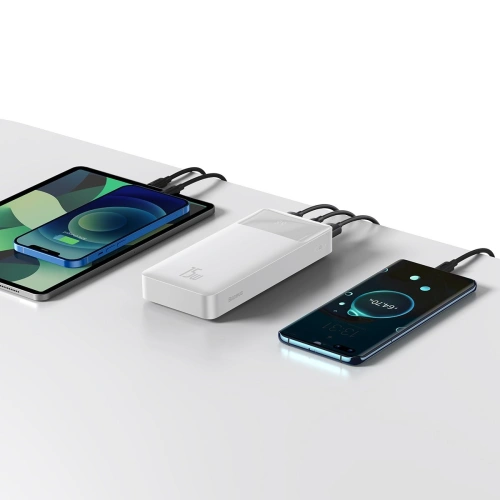 Kup Powerbank Baseus Bipow 20000mAh 15W Overseas Edition alb + cablu USB-A/microUSB 0.25m alb - BSU3672 - {ean13} - Sklep Home Screen