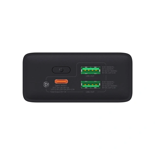 Kup Powerbank Baseus Adaman2 20000mAh 30W 2xUSB/1xUSB-C Power Delivery Gyors Töltés SCP, Oppo Super VOOC fekete - BSU3673 - {ean13} - Sklep Home Screen