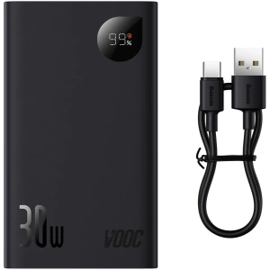 Powerbank Baseus Adaman2 20000mAh 30W 2xUSB/1xUSB-C Power Delivery Quick Charge SCP, Oppo Super VOOC czarny
