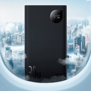 Powerbank Baseus Adaman2 20000mAh 30W 2xUSB/1xUSB-C Power Delivery Quick Charge SCP, Oppo Super VOOC czarny