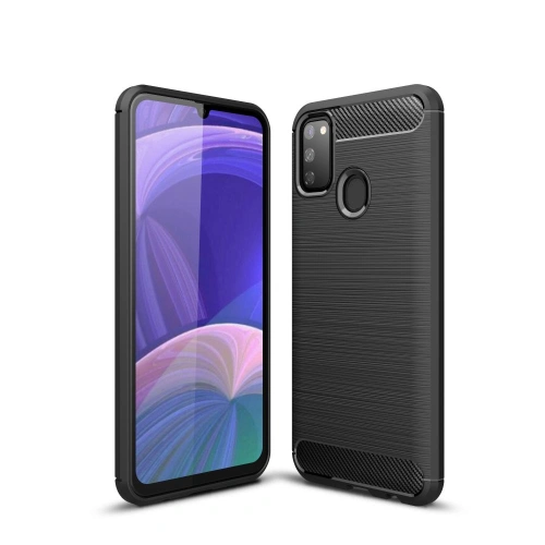 Kup Etui Tech-Protect TPUCarbon Samsung Galaxy M21 Negru - THP1502 - {ean13} - Sklep Home Screen