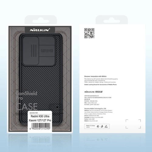 Buy Nillkin Camshield Pro Xiaomi 12T Black - NLK760 - {ean13} - Home Screen Store Europe