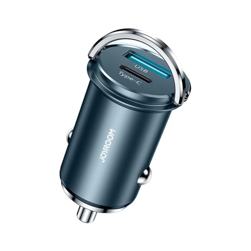Kup Încărcător auto Joyroom USB/USB-C 20W 5A Power Delivery Quick Charge 3.0 AFC SCP albastru (C-A45) - JYR98 - {ean13} - Sklep Home Screen