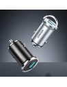Buy Joyroom mini dual port USB-C / USB 20W 5A car charger Power Delivery Quick Charge 3.0 AFC SCP gray (C-A45) - JYR99 - {ean13} - Home Screen Store Europe