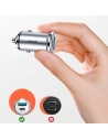 Kup Ładowarka samochodowa Joyroom USB/USB-C 20W 5A Power Delivery Quick Charge 3.0 AFC SCP szary (C-A45) - JYR99 - {ean13} - Sklep Home Screen