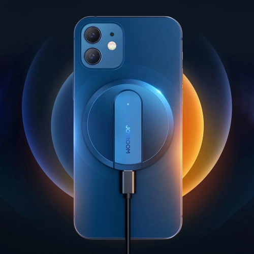 Kup Încărcător wireless Joyroom MagSafe Qi 15W + cablu USB-C albastru (JR-A28) - JYR100 - {ean13} - Sklep Home Screen