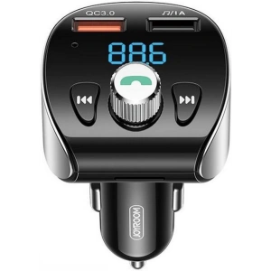 Kup FM-Transmitter Joyroom Bluetooth 5.0 MP3 micro SD 2xUSB 18W 3A QC 3.0 schwarz (JR-CL02) - JYR150 - {ean13} - Sklep Home Screen